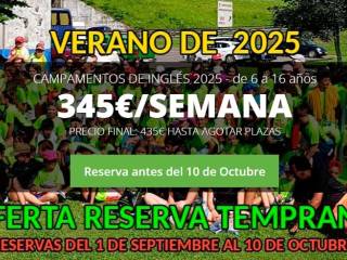 Oferta de reserva campamentos 2025