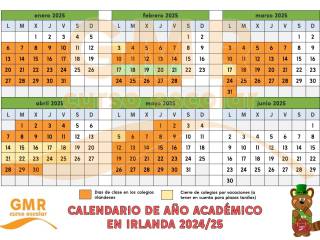 calendario escolar en irlanda 2024 25