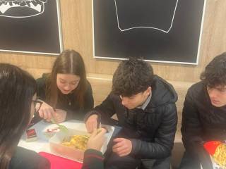 Compartiendo una tortilla casera