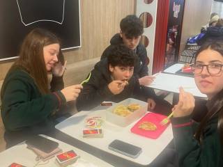 Compartiendo una tortilla casera