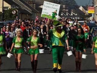 Leprechauns en la fiesta de San Patricio