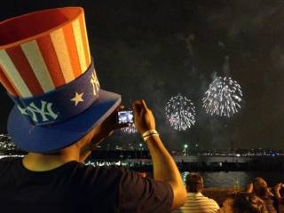 El 4 de Julio con el sombrero del Tío Sam