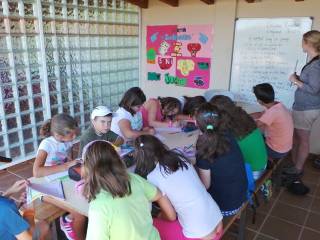 Primer dia de campamento de inglés