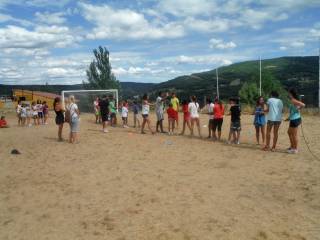 Juegos olímpicos en el campamento de inglés