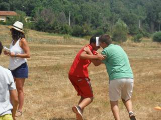 Juegos olímpicos en el campamento de inglés