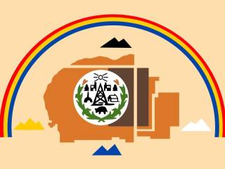 Bandera de la comunidad Navajo