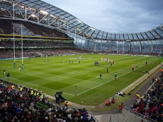 El estadio de rugby Aviva, en Dublín.