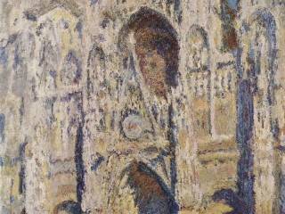 Monet, Catedral de Rouan. Ejemplo de pintura impresionista francesa