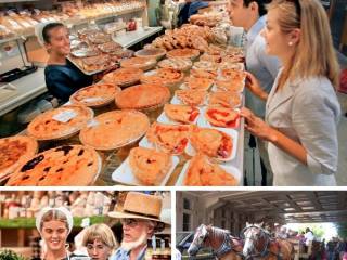 Puesto de familia Amish en Reading Terminal Market