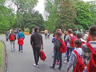 Día de visita a dubíin del grupo de curso escolar