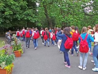 Día de visita a dubíin del grupo de curso escolar