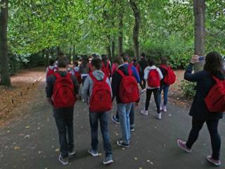 Día de visita a dubíin del grupo de curso escolar