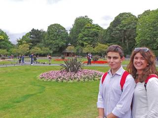 Día de visita a dubíin del grupo de curso escolar