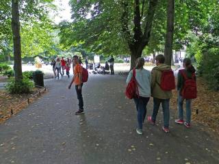 Día de visita a dubíin del grupo de curso escolar