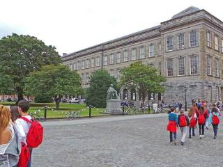 Día de visita a dubíin del grupo de curso escolar