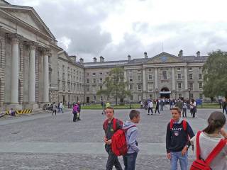 Día de visita a dubíin del grupo de curso escolar