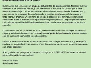 Formación gratuita a profesores en activo