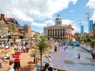 Playa urbana en Nottingham