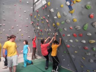 Escalada en rocódromo