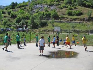 campamento de inglés y basket en 2016