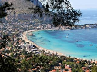 Playa del Mondello, Sicilia