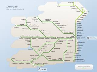 mapas de vias ferreas en irlanda