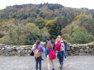 excursión del grupo de curso escolar