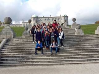 excursión del grupo de curso escolar