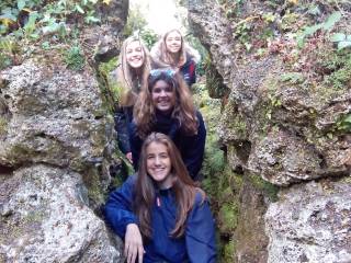 excursión del grupo de curso escolar