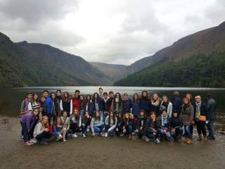 excursión del grupo de curso escolar