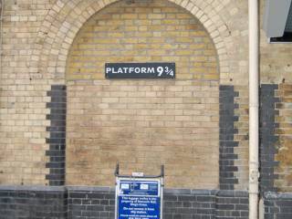 Anden 9 y 3/4 de la estación de King's Cross