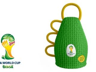 Mundial de Brasil 2014, la caxirola, diseñada por el músico Carlinhos Brown