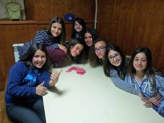 Las chicas en el campamento de inglés de León