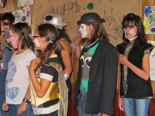 actuación de fin de campamento
