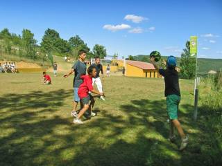 Fútbol en campamento