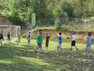 Fútbol en campamento