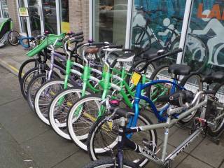 Alquilar una bicicleta mientras estudiamos inglés en Vancouver