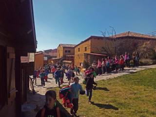 encuentro de colegios en el campamento