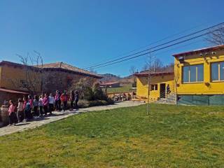 encuentro de colegios en el campamento