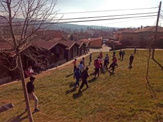 encuentro de colegios en el campamento