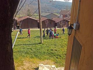 encuentro de colegios en el campamento