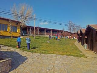 encuentro de colegios en el campamento