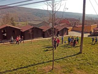 encuentro de colegios en el campamento