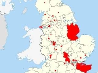 Lugares dónde quedan Grammar School en Inglaterra