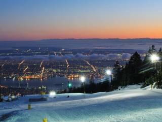 esquiar en Canada Grouse Mountain