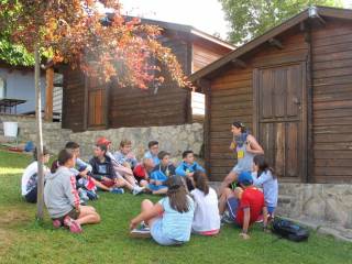 Segundo día en el campamento de inglés GMR