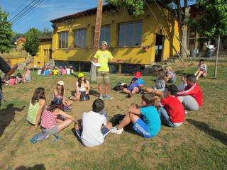 Segundo día en el campamento de inglés GMR