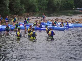 GMR  summercamps descenso del río Sella en piragua