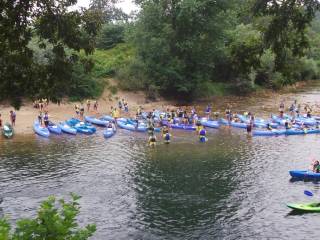 GMR  summercamps descenso del río Sella en piragua