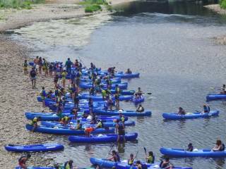 GMR  summercamps descenso del río Sella en piragua